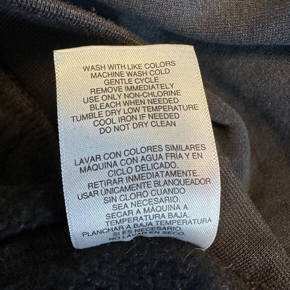 Mondetta Women’s Black Front Pouch Pocket Crewneck Sweatshirt Size  L - Picture 7 of 8